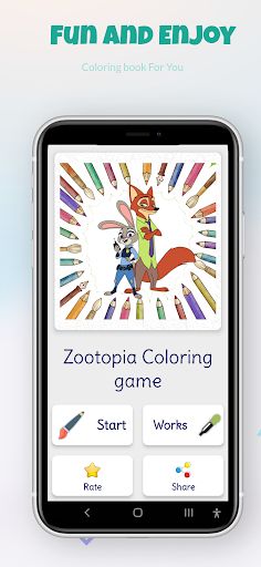 Zootopia Coloring Game - Screenshot 3