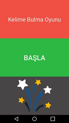 Word Finding Game (Turkish - E - Screenshot 1