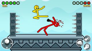 Stick-man Kick Fighting Game - Screenshot 1