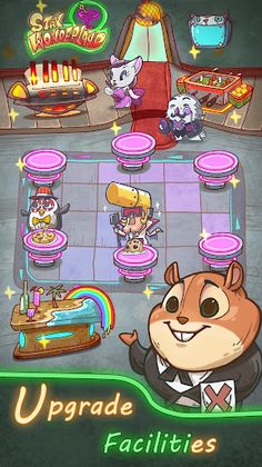 Idle X Club: animal restaurant - Screenshot 3