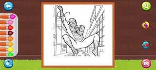 Coloring Book Spiderboy - Screenshot 1