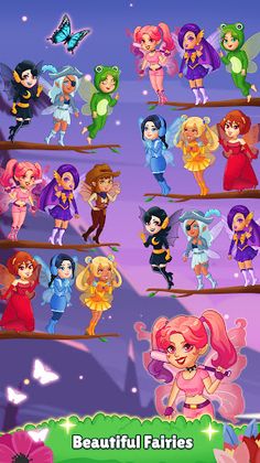 Fairy Sort - Color Puzzle - Screenshot 3