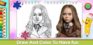 Megan Coloring Game - Screenshot 1