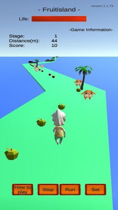 Fruit Island Running - Screenshot 2