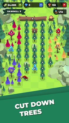 Lumberjack Merge - Screenshot 1