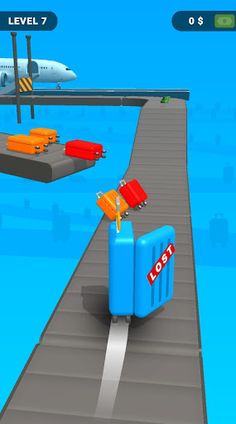 Luggage Rush - Airport Games - Screenshot 1