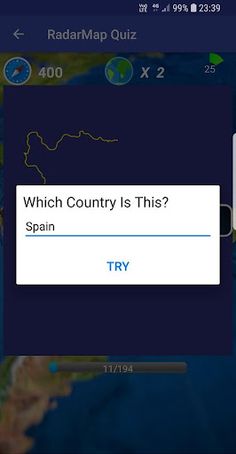 Radar Map Quiz - Screenshot 3
