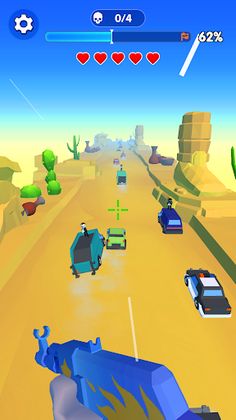 Car Race Shooter - Screenshot 1