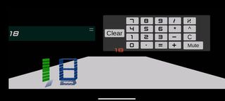 3D Calculator - Domino Falling - Screenshot 1