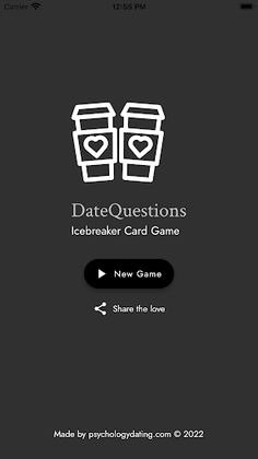 DateQuestions: Icebreaker Game - Screenshot 1
