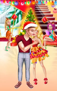 Christmas Girl Makeover - Date - Screenshot 3