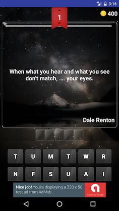 Guess The Quote - Screenshot 1