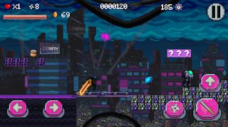 Cyber Samurai Pixel Hero - Screenshot 1