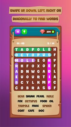 Word Search With Categories - Screenshot 1