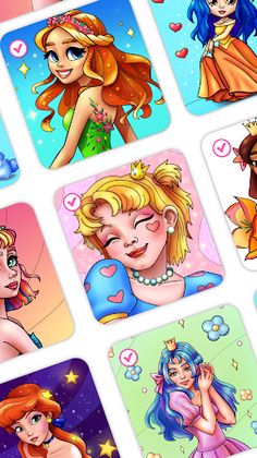 Princess Coloring by Numbers - Screenshot 1