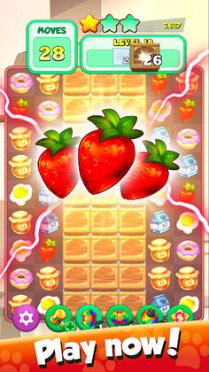 Greedy Cat Match 3 - Screenshot 1