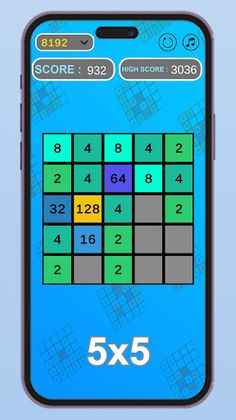 2048-16384 Number Puzzle Game - Screenshot 3