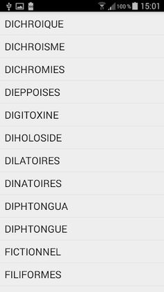 WordFinderFR - Screenshot 4