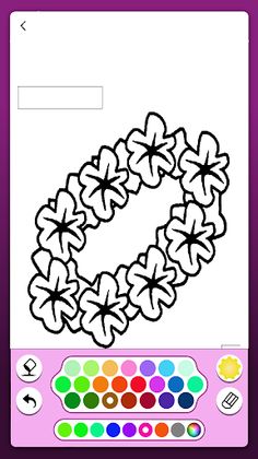 Hawaii Coloring Game &Painting - Screenshot 1