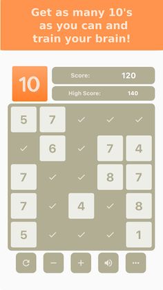 Ten puzzle: get 10 - Screenshot 3