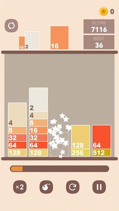 Magic dropping numbers 2048 - Screenshot 3