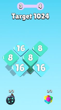 Merge Tiles 2048 - Screenshot 3