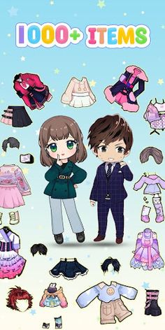 Sweet Chibi Doll Dress Up Game - Screenshot 1
