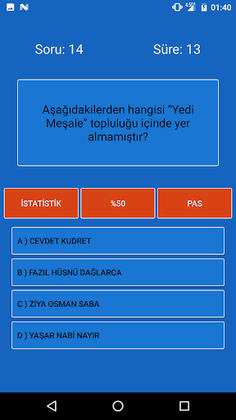 Yeni Bilgi Yarışması - Screenshot 3