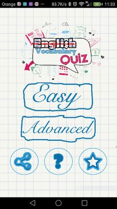 English vocabulary quiz : Lear - Screenshot 1