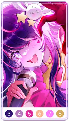 Anime Paint by Number - Screenshot 1