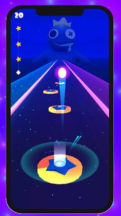 Rainbow Friends FNF Tiles Beat - Screenshot 1