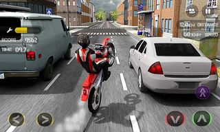 Race the Traffic Moto - Screenshot 1
