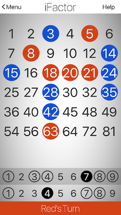 iFactor - Multiplication Game - Screenshot 1