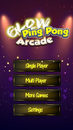 Glow Ping Pong - Screenshot 1