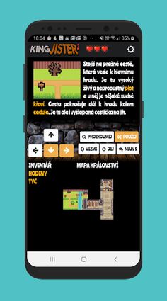 Král Jister 2 - česká textovka - Screenshot 1