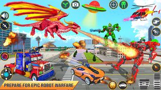 Dragon Robot Car Games 3d - Screenshot 1