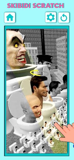 Toilet Man Monster Scratch It - Screenshot 4