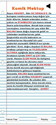 Komik Mektup - Screenshot 1