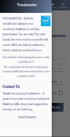 Vocabmeter - Screenshot 2