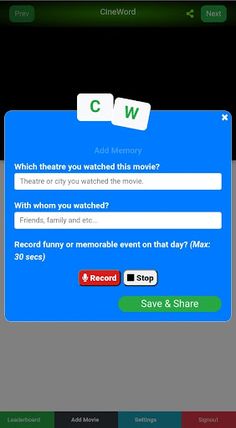 CineWord - Screenshot 3