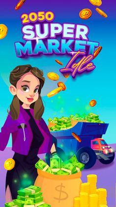 2050 Supermarket Idle – Tycoon - Screenshot 1