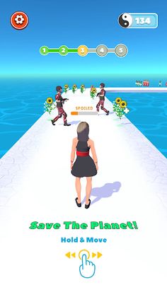 Hippie Run 3D - Screenshot 1