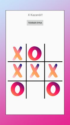 Tic Tac Toe Türkçe - Screenshot 1