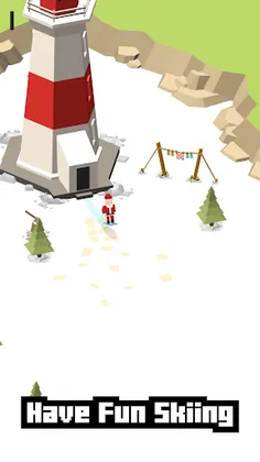 Santa goes Skiing : Christmas - Screenshot 2
