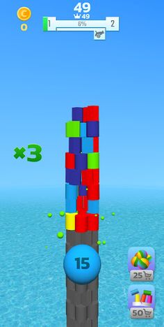 Tower crash 3D: Ball blast - Screenshot 2
