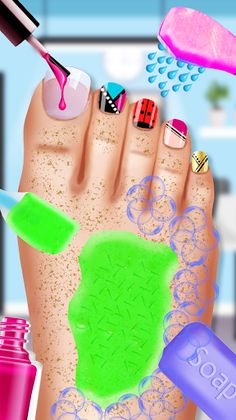 ASMR Foot Care:Pedicure Game - Screenshot 3