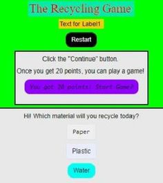 The Recycling Game - Screenshot 1