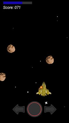 D-Fighter VS Asteroids - Screenshot 1
