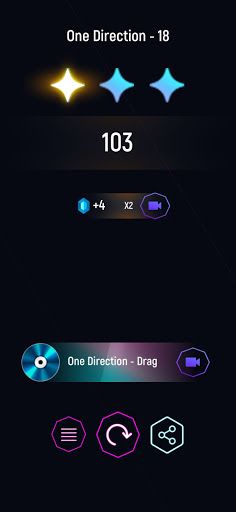 One direction Tiles Hop EDM Ru - Screenshot 1