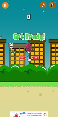 Apple and Onion flying game - Screenshot 2